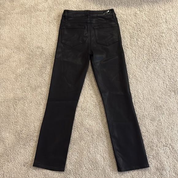 PAIGE Coated Cindy Jeans | Size 25 | Black Fog Luxe Coating - Picture 8 of 9